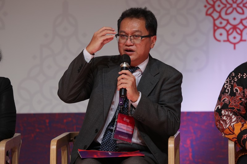 Pertemuan T20 Indonesia Summit 2022 yang digelar di Hilton Resort, Nusa Dua, Bali pada 4-6 September 2022. Lead Co-Chair T20 Indonesia Bambang Brodjonegoro memberikan sambutan pada forum T20 Summit Indonesia di acara puncak KTT T20 yang digelar di Hilton Resort, Nusa Dua, Bali. (CNBC Indonesia/Tri Susilo)) pertemuan T20 Indonesia Summit 2022 yang digelar di Hilton Resort, Nusa Dua, Bali pada 4-6 September 2022. Lead Co-Chair T20 Indonesia Bambang Brodjonegoro memberikan sambutan pada forum T20 Summit Indonesia di acara puncak KTT T20 yang digelar di Hilton Resort, Nusa Dua, Bali. (CNBC Indonesia/Tri Susilo))