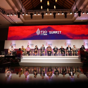 Suasana T20 Indonesian Summit yang Jadi Ajang Kumpul Pemikir