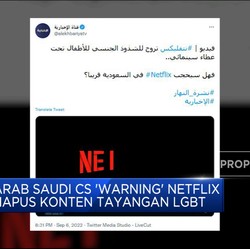 Arab Saudi CS 'Warning' Netflix Hapus Konten LGBT