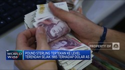 Mata Uang Negeri Ratu Elizabeth Anjlok Ke Level Terendah