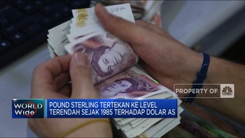 Mata Uang Negeri Ratu Elizabeth Anjlok Ke Level Terendah