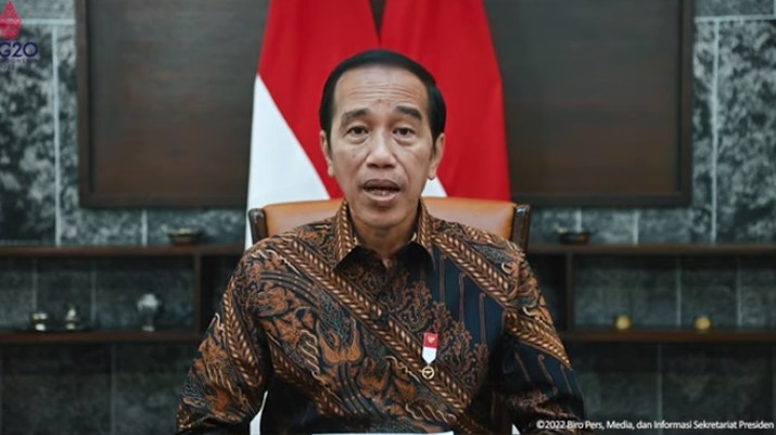 Pernyataan Presiden Jokowi soal Kesepakatan Penyesuaian Flight Information Region, 7 September 2022 (Tangkpan Layar Sekretariat Presiden)