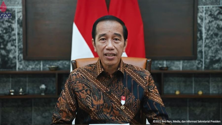 Pernyataan Presiden Jokowi soal Kesepakatan Penyesuaian Flight Information Region, 7 September 2022 (Tangkpan Layar Sekretariat Presiden)