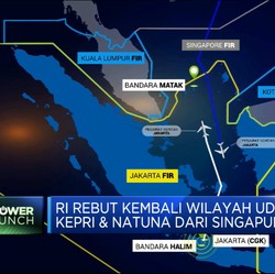 RI Rebut Kembali Langit Kepri & Natuna Dari Singapura