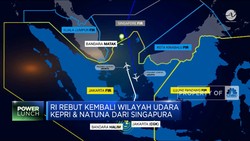 RI Rebut Kembali Langit Kepri & Natuna Dari Singapura