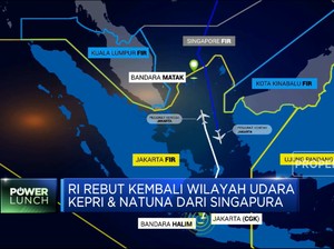 RI Rebut Kembali Langit Kepri & Natuna Dari Singapura