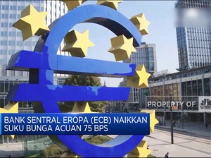 Bank Sentral Eropa Kerek Suku Bunga Acuan 75 Bps