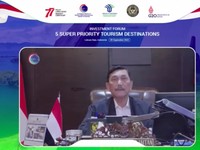 Luhut: Skor Travel Indonesia Lampaui Malaysia dan Thailand
