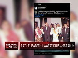 Ratu Elizabeth II Wafat di Usia 96 Tahun