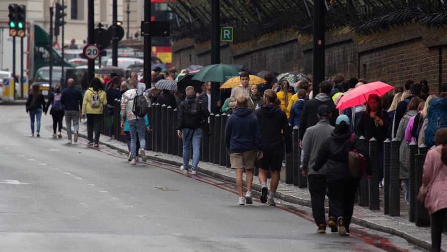 Potret Suasana Buckingham (Rafkha Gibrani via CNBC Indonesia)