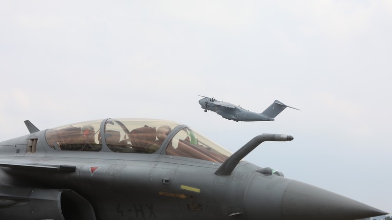 Pesawat tempur Rafale (CNBC Indonesia/Andrean Kristianto)