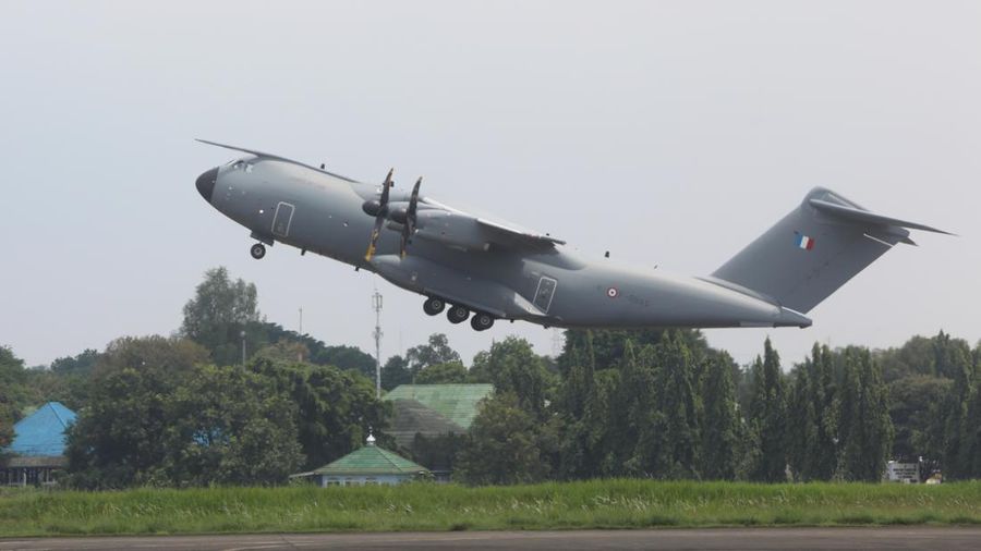 Pesawat tempur Rafale (CNBC Indonesia/Andrean Kristianto)