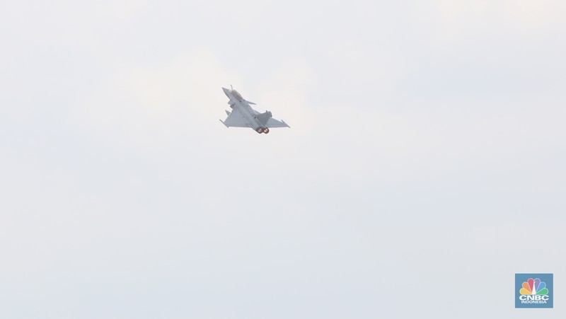 Pesawat tempur Rafale (CNBC Indonesia/Andrean Kristianto)