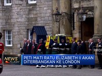 Ribuan Pelayat Sambut Kedatangan Peti Mati Ratu Elizabeth II