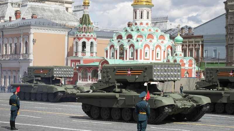 MOSCOW, RUSSIA - 2021/08/25: Russian Army  TOS-1A 