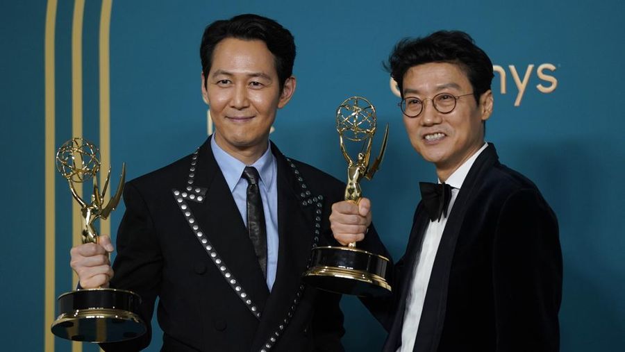 Lee Jung-jae, winner of the Emmy for outstanding lead actor in a drama series for