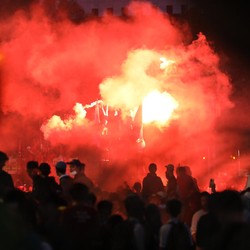 Bertahan hingga Malam, Potret Baru Demo Mahasiswa Tolak BBM