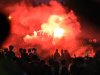 Bertahan hingga Malam, Potret Baru Demo Mahasiswa Tolak BBM
