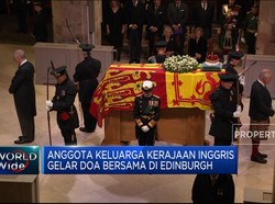 Peti Mati Ratu Elizabeth II Tiba di Edinburgh