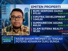 Tren Suku Bunga Naik, Begini Nasib Saham Properti