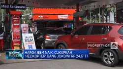 Harga BBM Naik, Cukupkah 'Helikopter' Uang Jokowi Rp 24,17 T?