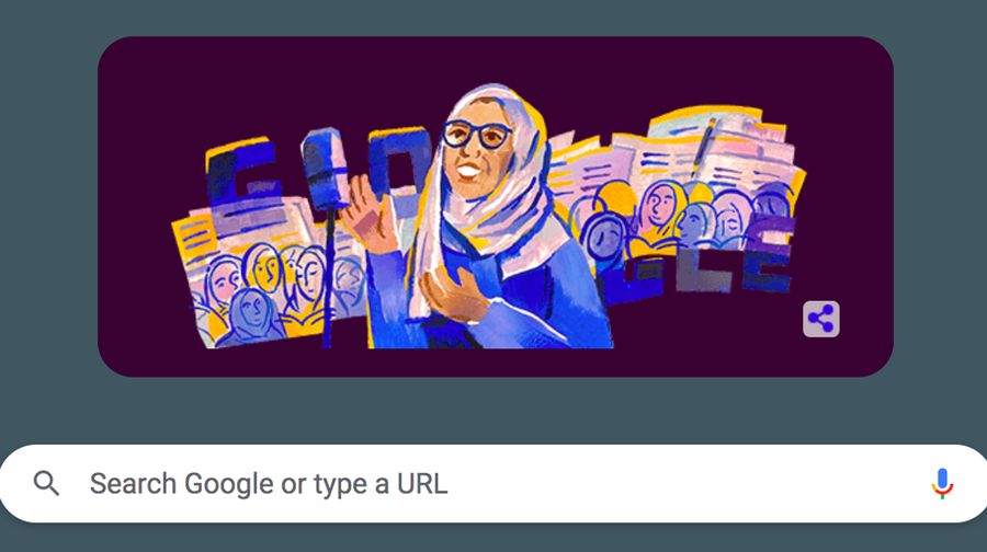 Rasuna Said tampil di Google Doodle hari ini