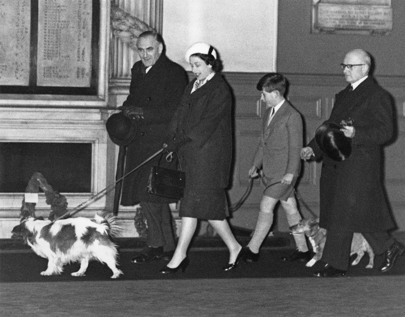 504296796 Princess Elizabeth (later Queen Elizabeth II) with her baby son Prince Charles, 1949. (Photo by Fox Photos/Hulton Archive/Getty Images)