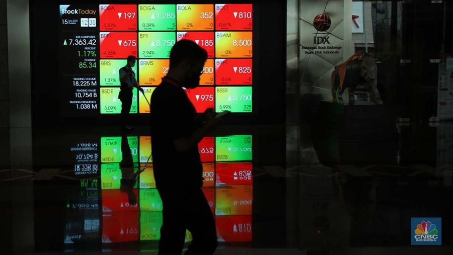 Indeks Harga Saham Gabungan (IHSG) di Bursa Efek Indonesia, Jakarta. (վ/Tri Susilo)