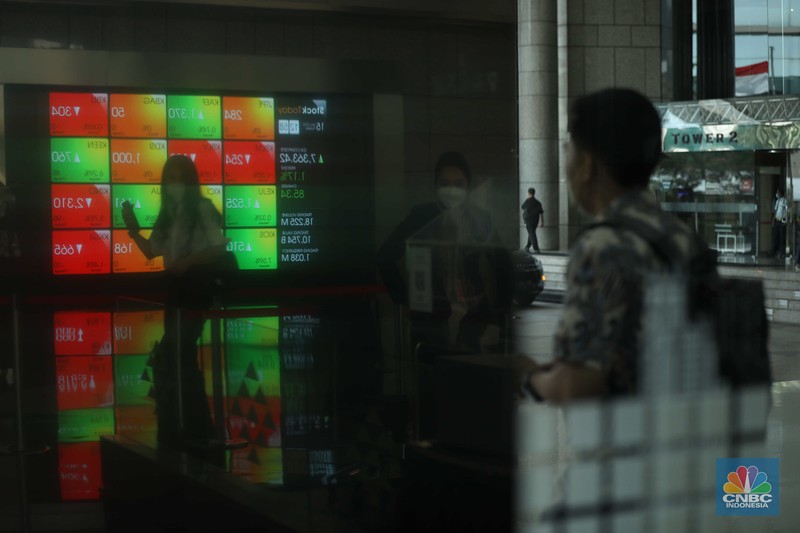 Indeks Harga Saham Gabungan (IHSG) di Bursa Efek Indonesia, Jakarta. (CNBC Indonesia/Tri Susilo)