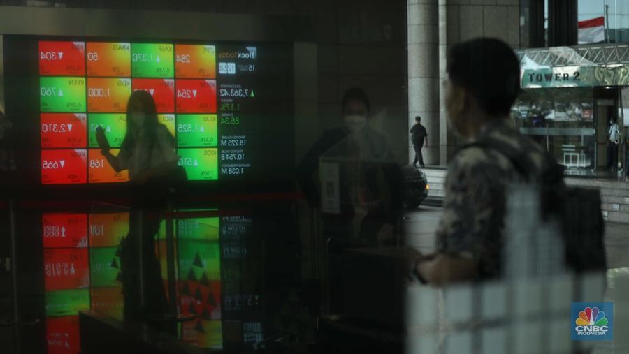 Indeks Harga Saham Gabungan (IHSG) di Bursa Efek Indonesia, Jakarta. (²©²ÊÍøÕ¾/Tri Susilo)