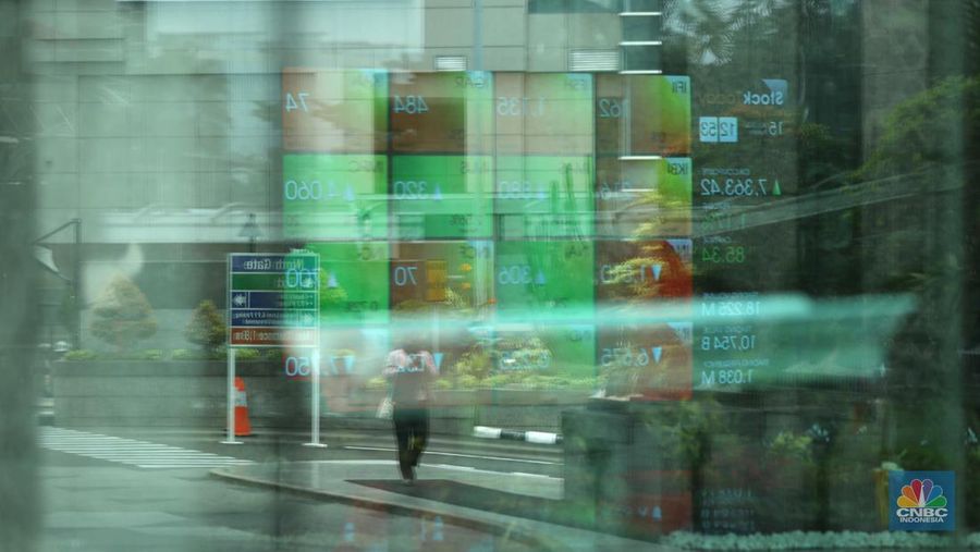 Indeks Harga Saham Gabungan (IHSG) di Bursa Efek Indonesia, Jakarta. (CNBC Indonesia/Tri Susilo)