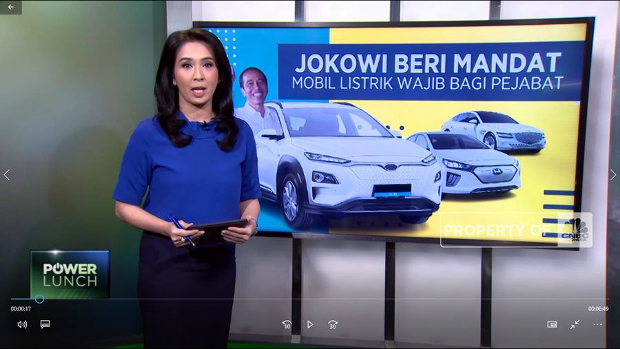 Jokowi Beri Mandat Mobil Listrik Wajib Bagi Pejabat