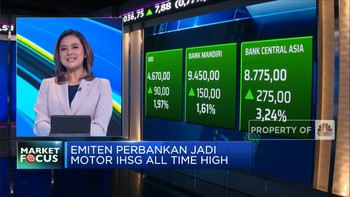 Market Focus: Emiten Perbankan Jadi Motor IHSG All Time High