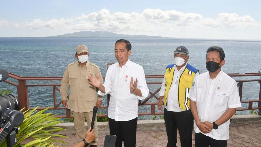 Presiden Jokowi saat kunjungan kerja di Kabupaten Maluku Barat Daya (MBD), Provinsi Maluku, pada Kamis, 15 September 2022. (Foto: Rusman - Biro Pers Sekretariat Presiden)