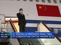 Siap 'Kopdar' Dengan Putin, Xi Jinping Tiba di Uzbekistan