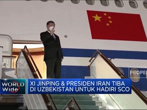 Siap 'Kopdar' Dengan Putin, Xi Jinping Tiba di Uzbekistan