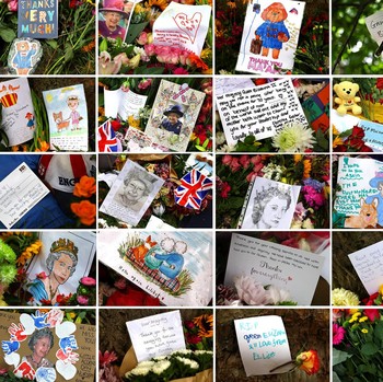 Ribuan Pesan Warga Inggris Untuk Kepergian Ratu Elizabeth