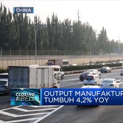 Output Manufaktur China Tumbuh 4,2% YoY