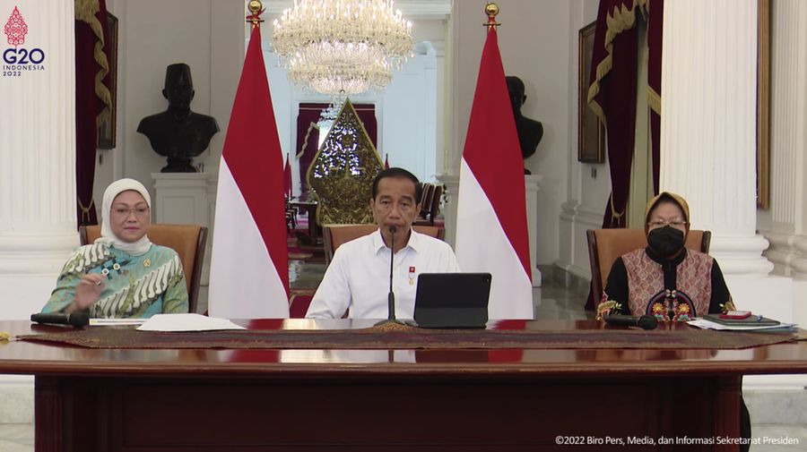 Keterangan Pers Presiden RI, Menteri Ketenagakerjaan, dan Menteri Sosial, 16 September 2022