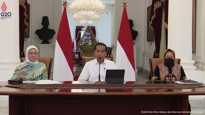 Keterangan Pers Presiden RI, Menteri Ketenagakerjaan, dan Menteri Sosial, 16 September 2022 Keterangan Pers Presiden RI, Menteri Ketenagakerjaan, dan Menteri Sosial, 16 September 2022