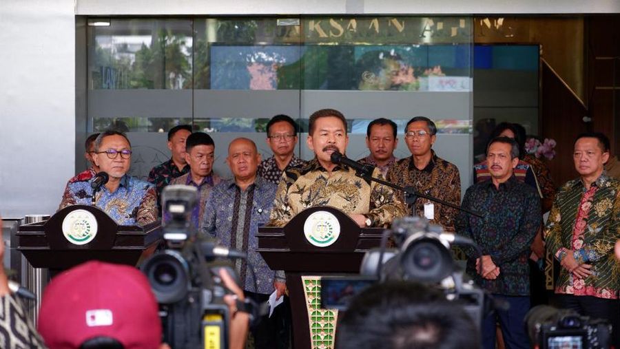 Mendag Zulkifli Hasan dan Jaksa Agung RI menandatangani Nota Kesepahaman Kerja Sama Koordinasi Pelaksanaan Tugas dan Fungsi, Jumat (16/9/2022).