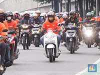 Kurir Shopee Mogok, Konvoi Massal Demo Tarif