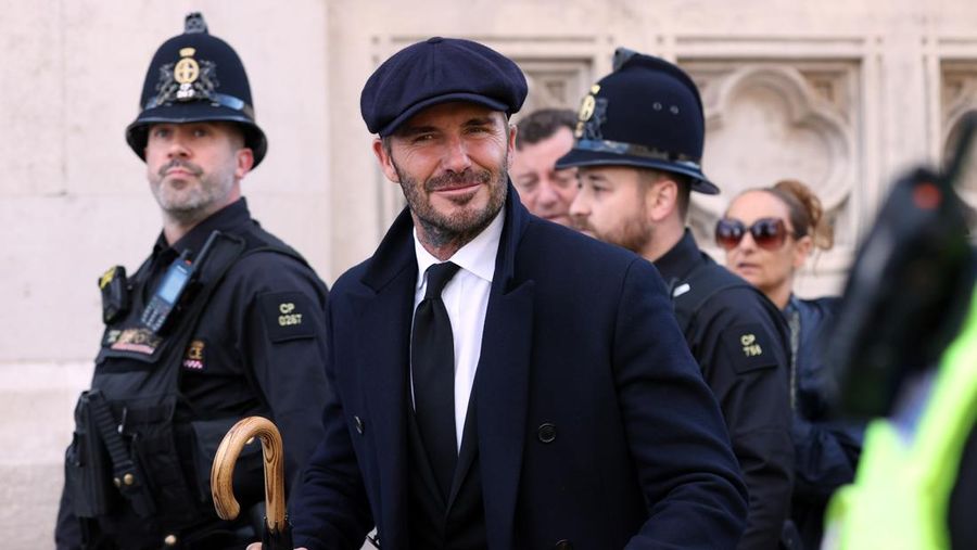 David Beckham, ratu Inggris.  (Photo by Dursun Aydemir/Anadolu Agency via Getty Images)