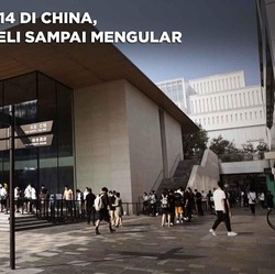 Demam iPhone 14 di China, Antrean Pembeli Sampai Mengular