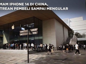 Demam iPhone 14 di China, Antrean Pembeli Sampai Mengular