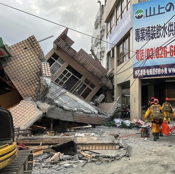 Penampakan Dahsyatnya Gempa Taiwan yang Memakan Korban jiwa