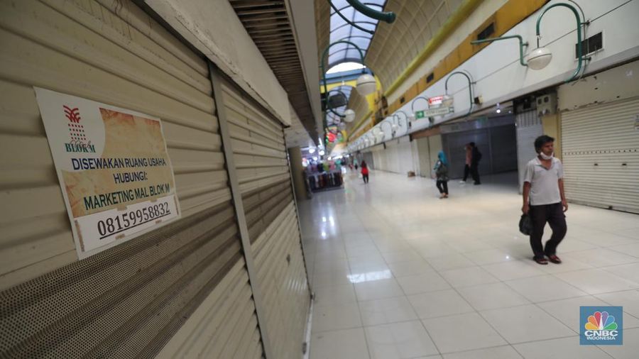 Blok M Mall, Jakarta, Senin (19/9/2022). (CNBC Indonesia/Andrean Kristianto)