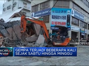 Gempa Susulan M 7,2  Kembali Guncang Taiwan