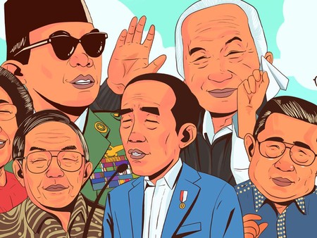 jokowi dan megawati karikatur