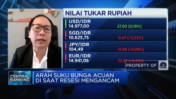 Rupiah Diproyeksi Tembus Rp 15.300/USD di Pertengahan 2023